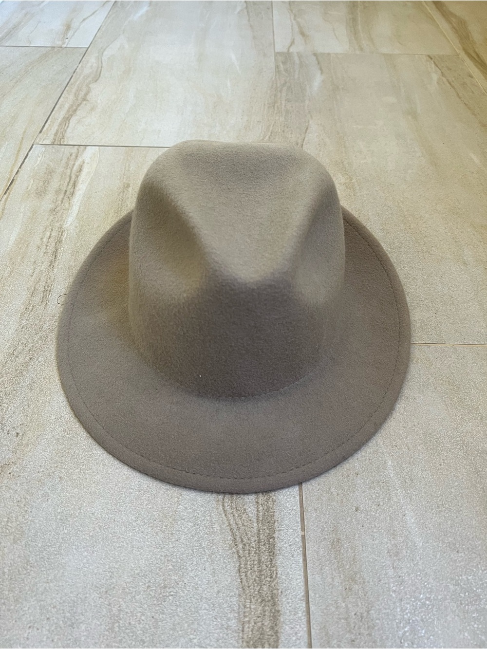 Yellow 108 Wool Hat - Taupe